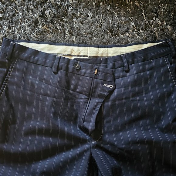 Vintage Moschino Wool Striped Blazer and Pants - Picture 7 of 11